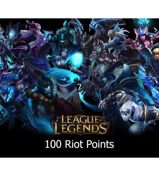 League of Legends 100 RP Prepaid Card Key GLOBAL